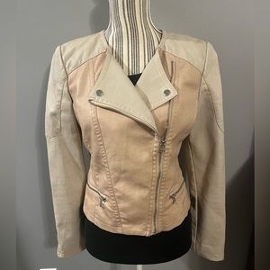 Juniors/womens faux leather jacket